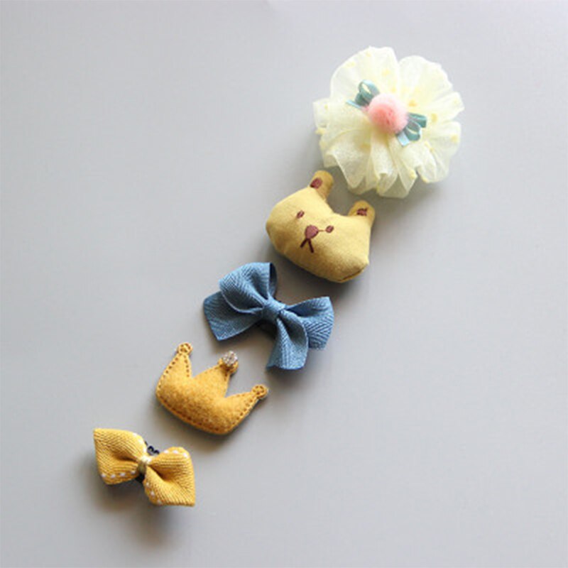 Toddler Hair Clips Set (5Pcs)